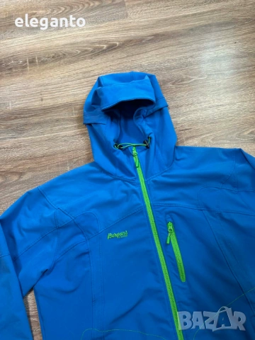 Мъжко яке BERGANS OF NORWAY Men 1558 Kjerag Flex SoftShell Windstopper Jacket , L размер , снимка 4 - Якета - 53976609