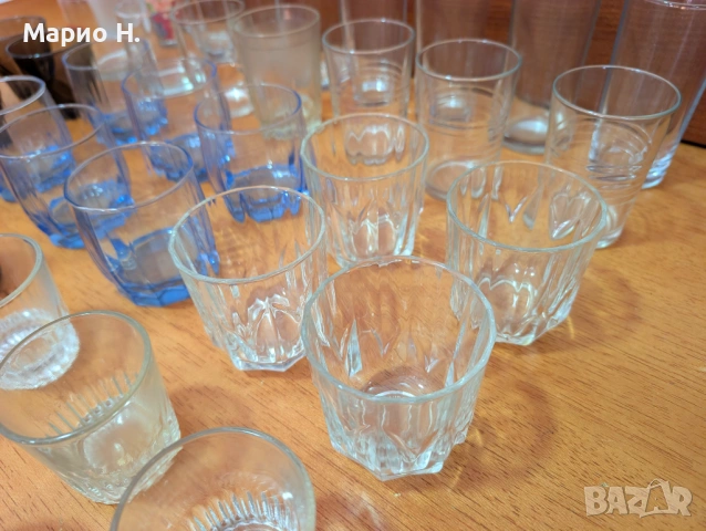 Комплект от 42 чаши за вода и безалкохолно + купичка, снимка 3 - Чаши - 54220900