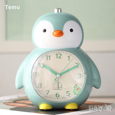 Детски часовник, нощна лампа Пингвин 14cm*18cm*10cm, снимка 3 - Детски - 45760190