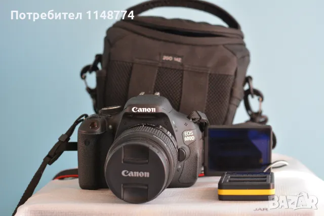 Canon 600D на 2800 кадъра, снимка 1 - Фотоапарати - 47215535