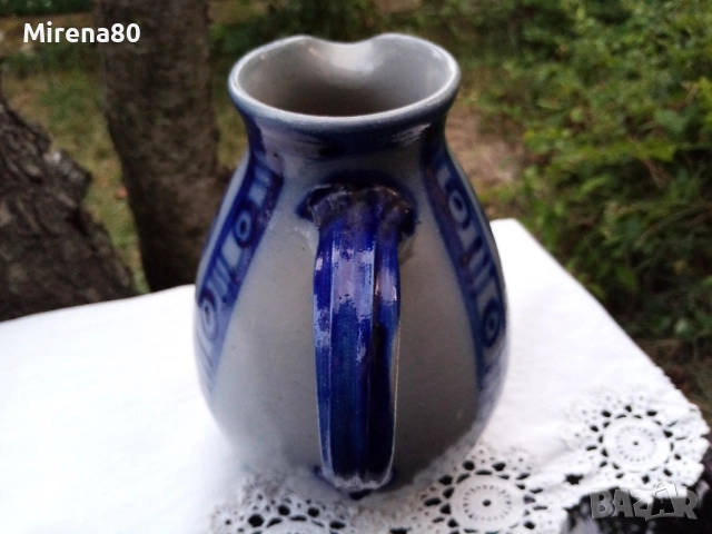 Винтидж кана - немска солна керамика, снимка 4 - Антикварни и старинни предмети - 51636504