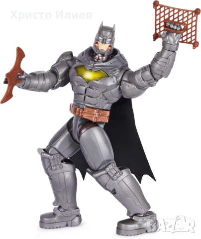 Екшън фигура Spin Master DC Comics Batman Battle Strike със звуци и аксесоари 30 см, снимка 2 - Фигурки - 54025758