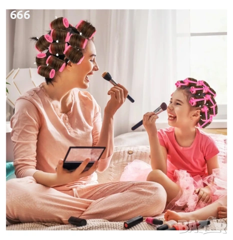 Комплект от 141 ролки за коса, снимка 4 - Други - 54130477