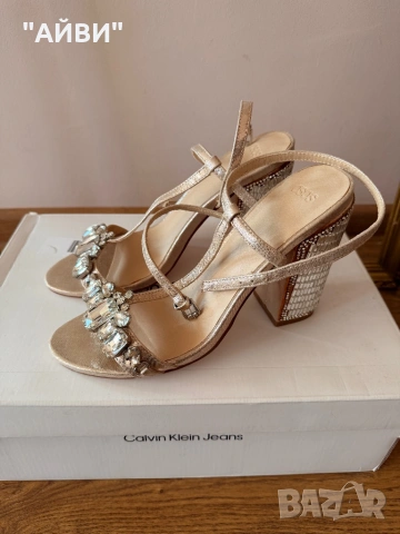 ASOS Дамски сандали с камъни, снимка 5 - Сандали - 53981380