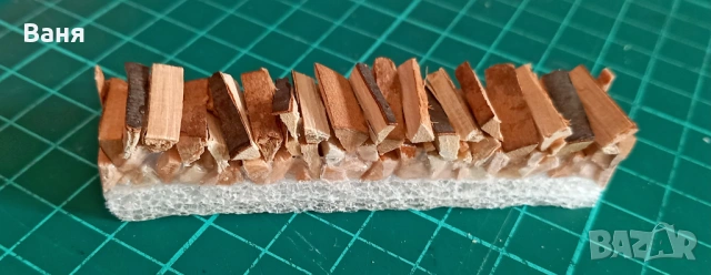 Естествени дървени цепеници за вагон на Fleischmann 8283 Hochbordwagen /висок борд/ -N-DC-DB /Piko/, снимка 2 - Колекции - 53316560