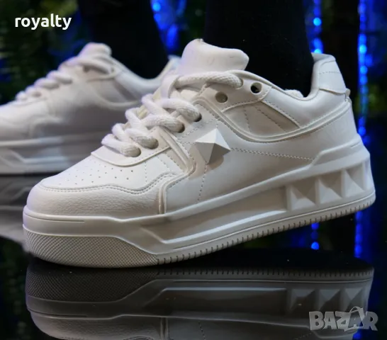 Valentino Garavani бели мъжки маратонки , снимка 2 - Маратонки - 49812624