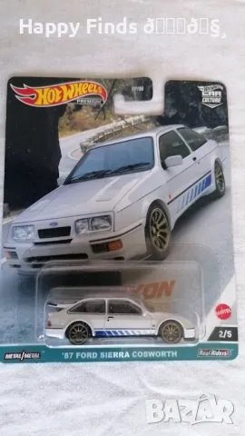 💕🧸🎁🚗🌟 Hot Wheels  `87 Ford Sierra Cosworth  CAR CULTURE Premium, снимка 1 - Колекции - 46853644