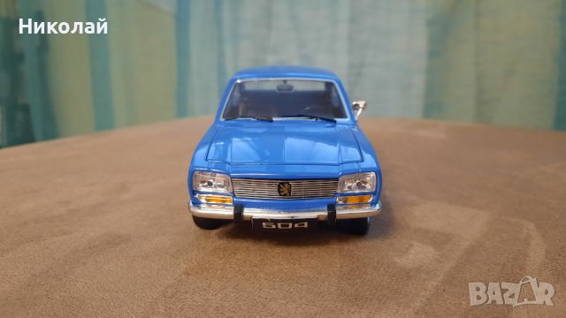 ПРОМО ЦЕНА! 1975 Peugeot 504 1:24 Welly Diecast Колекционерски модел количка, снимка 3 - Колекции - 45092358