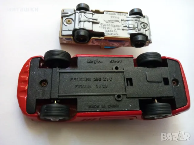 Ферари и Мазда , две метални колички, снимка 7 - Колекции - 50131453