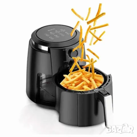 ФРИТЮРНИК С ГОРЕЩ ВЪЗДУХ /Air Fryer, снимка 2 - Фритюрници - 49225418