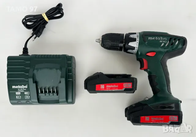 Metabo BS 18 Li - Акумулаторен винтоверт комплект!, снимка 3 - Винтоверти - 48506035