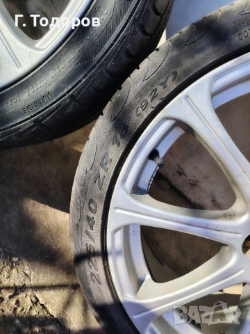 джанти с гуми 5х100 18цола Toyota Avensis t25, снимка 5 - Гуми и джанти - 54244193
