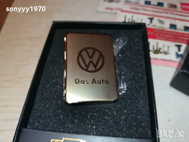 VW GOLD USB ЗАПАЛКА 2708241028, снимка 5 - Запалки - 47036658