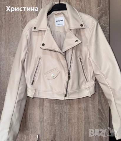 Кожено яке Bershka, снимка 1