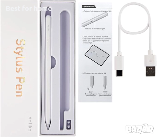 Сензорна писалка Antika с магнитна функция и висока чувствителност , снимка 6 - Друга електроника - 52803946