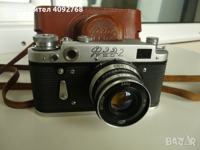фотоапарат фед 2 като нов, експортната версия , снимка 4 - Фотоапарати - 53514497
