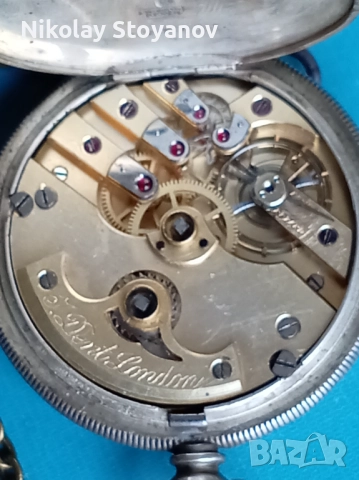 Турски джобен часовник - сребърен, снимка 8 - Антикварни и старинни предмети - 52948845