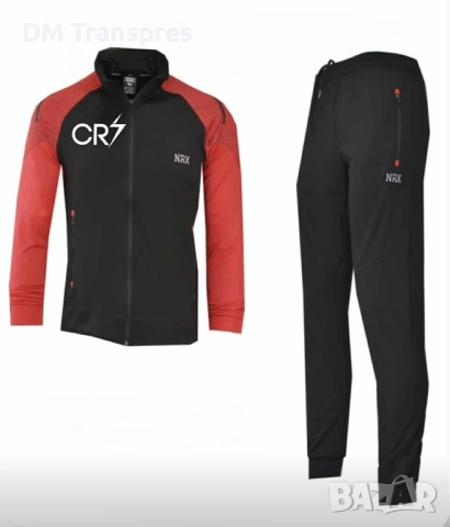 Детски спортен екип на Роналдо, Син, Анцуг с дълъг ръкав RONALDO Ал Насър