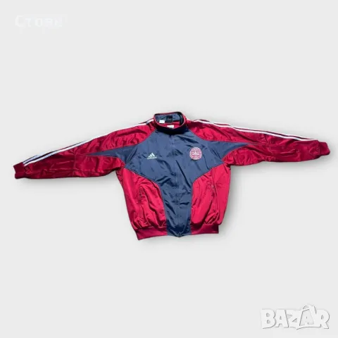 Adidas Denmark 2005/2006 Vintage Football Windbreaker Jacket, снимка 2 - Спортни дрехи, екипи - 49599999