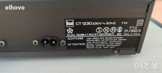 Стерео тунер Dual CT 1230, снимка 6 - Ресийвъри, усилватели, смесителни пултове - 51027710