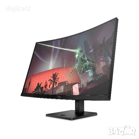 Mонитор, HP, OMEN 32c, 31.5", QHD, 165Hz, черен, регулируем, 2560x1440, снимка 4 - Монитори - 53526864