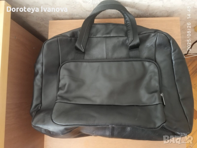 Кожена чанта /естествена кожа/, снимка 2 - Чанти - 51500635