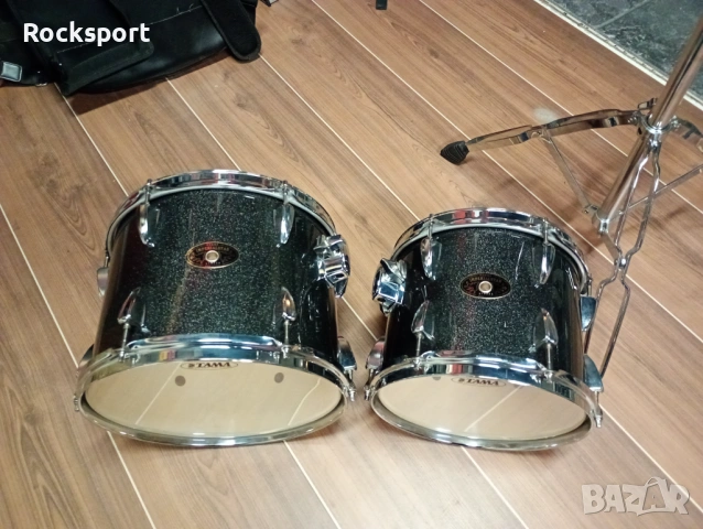 Томчета Тама 10"и 12"+Том стойка, снимка 4 - Ударни инструменти - 53353552