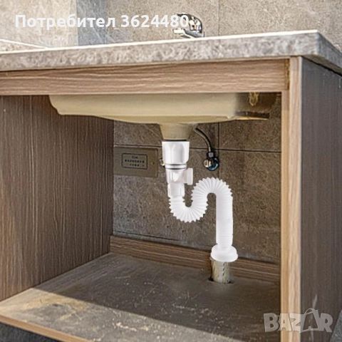 Гъвкав Сифон с Преграда за Миризми, снимка 6 - Други стоки за дома - 52428810