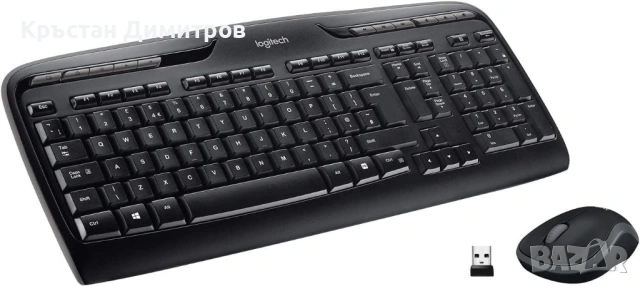 Безжична клавиатура и мишка Logitech MK330, снимка 2 - Клавиатури и мишки - 53911244