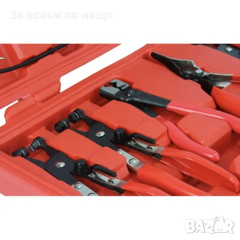 Комплект клещи за скоби за водни съединения 9 части StahlMayer, снимка 4 - Клещи - 50360966