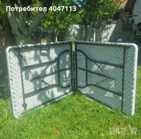 Голяма сгъваема маса, снимка 6 - Градински мебели, декорация  - 51397069