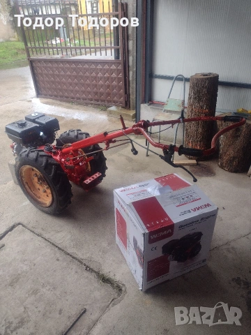 Мотоблок мотофреза или мотокултиватор акме с фреза и нов двигател., снимка 3 - Селскостопанска техника - 54041360