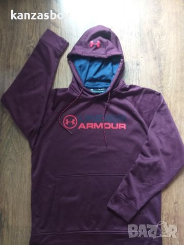 Under Armour Sweatshirts Fleece Hoodie - страхотно мъжко горнище С, снимка 5 - Спортни дрехи, екипи - 46146284