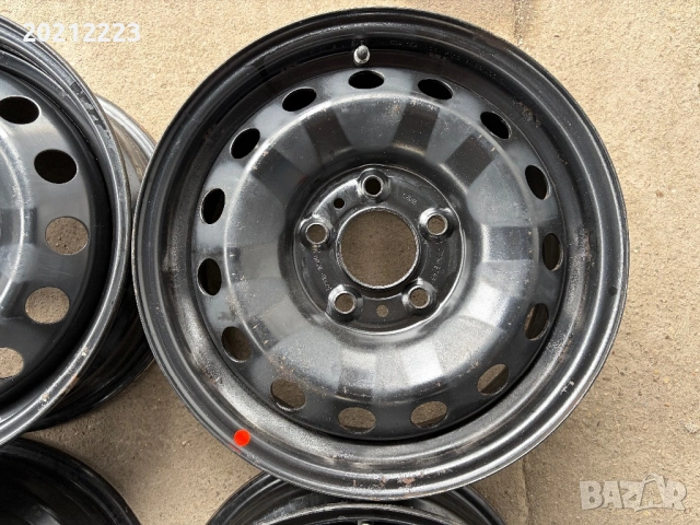 4 броя железни джанти за Hyundai IX20,Hyundai I30,Hyundai IONIQ,KIA VENGA,KIA Ceed  15, снимка 10 - Гуми и джанти - 53945594