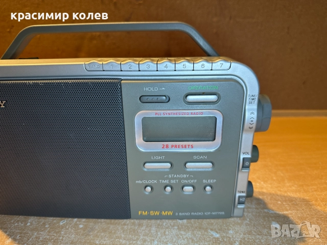 радиоприемник "Sony ICF-M770S", снимка 2 - Радиокасетофони, транзистори - 52889162