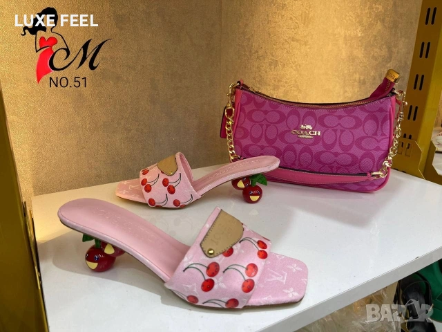 Louis Vuitton ⚜️Дамски Чехли , снимка 3 - Чехли - 53863599