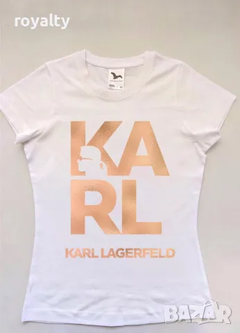 Karl Lagerfeld дамски тениски Различни дизайни , снимка 10 - Тениски - 49630081