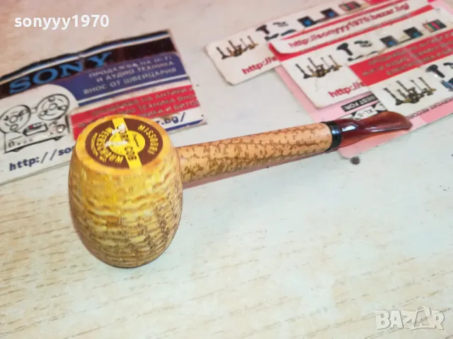 USA-ORIGINAL CORN COB-MADE IN USA-МАРКОВА ЛУЛА ВНОС ШВЕЙЦАРИЯ, снимка 12 - Лули - 48690831