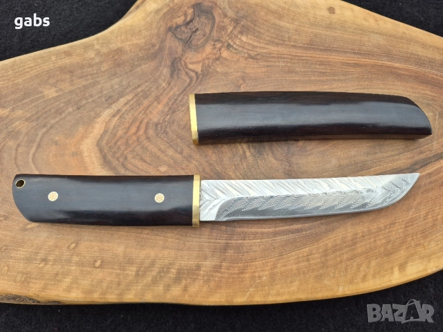 Ловен нож дамаска стомана VG10,японски стил ,LN425, снимка 4 - Ножове - 52325155