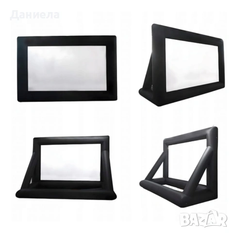 Надуваем проекционен екран за събития и кино на открито – Перфектен за партита и прожекции, снимка 12 - Други стоки за дома - 53969546