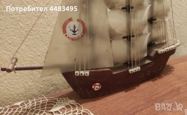 Стар дървен кораб, снимка 2 - Антикварни и старинни предмети - 53405592