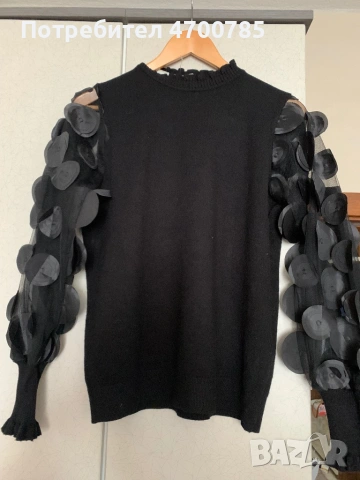 Нова блуза с тюлен ръкав