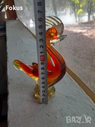 Страшно красив петел Мурано, снимка 7 - Антикварни и старинни предмети - 53456951
