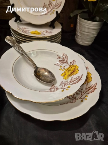 Сервиз за хранене, Cmielow Poland , снимка 8 - Сервизи - 54287475