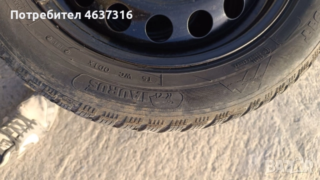 железни джанти 5х100 16 цола с гуми, снимка 2 - Гуми и джанти - 52234834