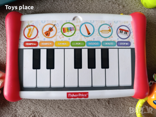 Бебешки музикални играчки Fisher Price, жирафче Софи, снимка 5 - Музикални играчки - 54077955