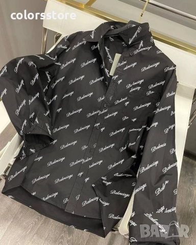 Дамска Черна риза Balenciaga/VL202m, снимка 2 - Ризи - 52863811