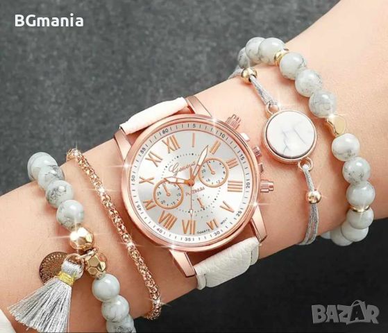 Дамски комплекти часовник с гривни различни цветове и модели, снимка 1 - Дамски - 46401847