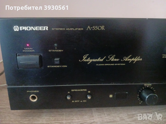 Усилвател pioneer A550R, снимка 2 - Ресийвъри, усилватели, смесителни пултове - 53735361
