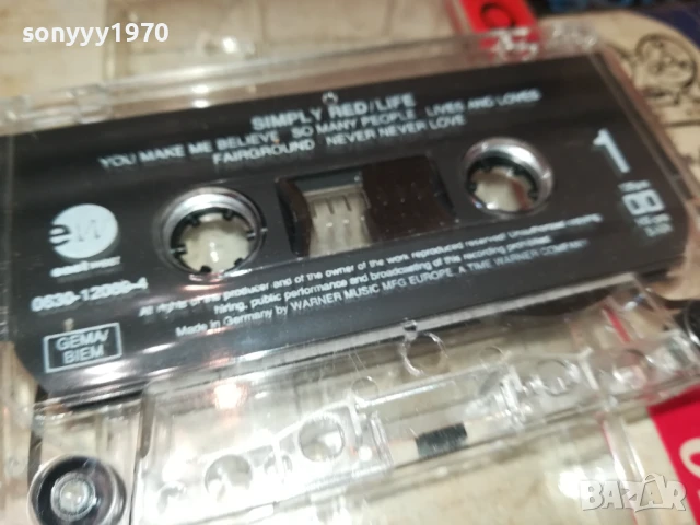 SIMPLY RED-ORIGINAL TAPE 1708251734, снимка 13 - Аудио касети - 51394254